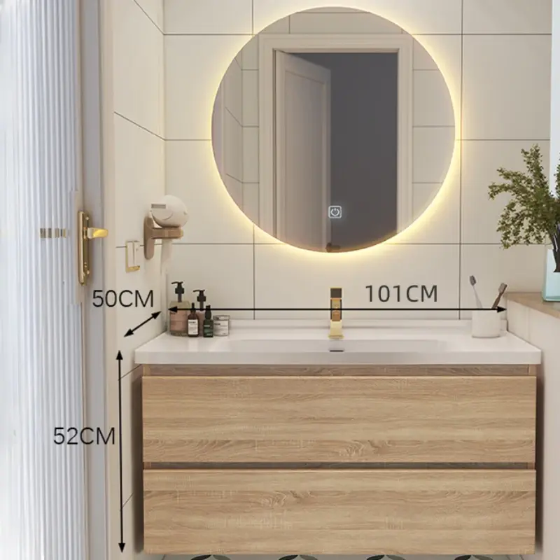 Storage Organizer Bathroom Vanity Cabinet Sink White Space Saving Bathroom Shelf Display Mirror Meuble Salle De Bain Furniture