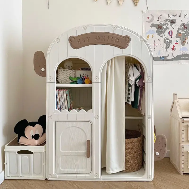 Nordic Luxury Orgnizer Wardrobes Modular Aesthetic Display Bedroom Wardrobes Storage Shelves Display Guarda Roupa Furniture