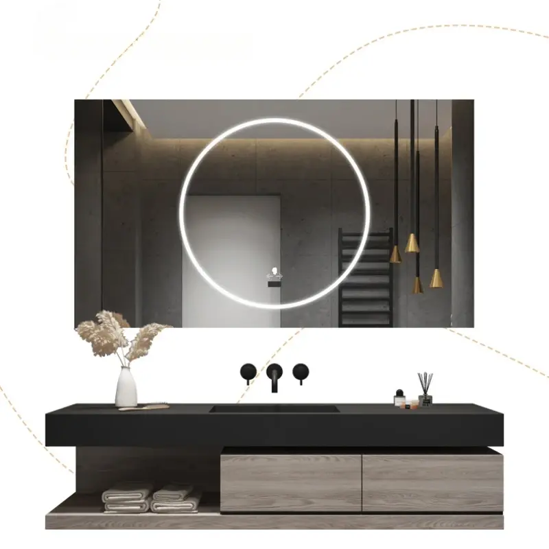 Mirror Storage Bathroom Cabinet Organizer Modern Tall Drawers Cabinet Display Vanity Armoire Salle De Bain Home Furniture