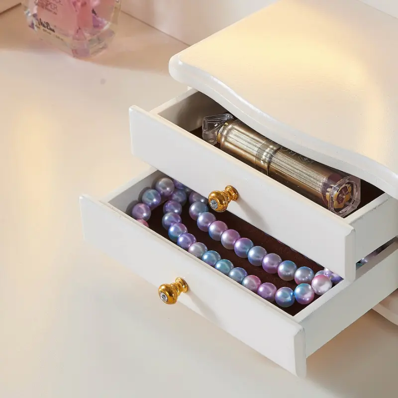 Make Up Aesthetic Vanity Table Modern Living Rooms Living Room Organizer Dresser Bedroom Drawers Schmink Tisch Home Furniture