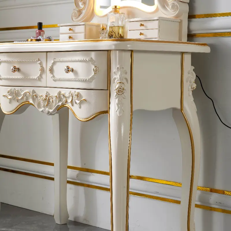 Make Up Aesthetic Vanity Table Modern Living Rooms Living Room Organizer Dresser Bedroom Drawers Schmink Tisch Home Furniture
