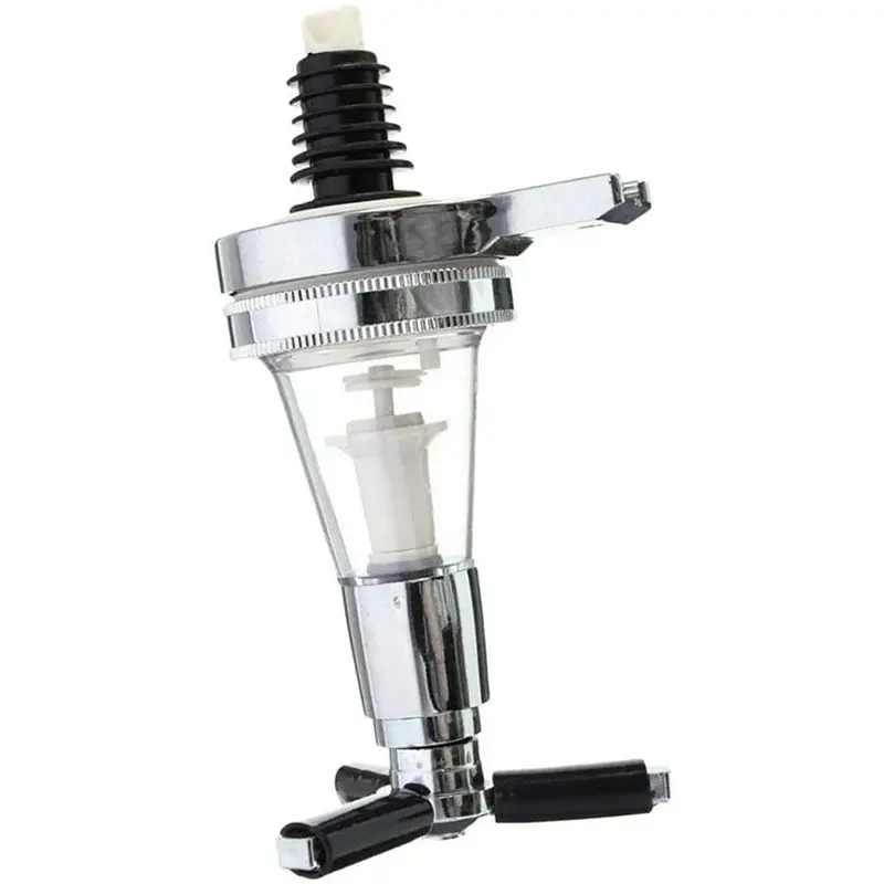 HGHO 8Pcs 45Ml/1.5Oz Bar Butler Wall Mounted Replacement Nozzle Shot Dispenser For Revolving Liquor Caddy Bottle Holder