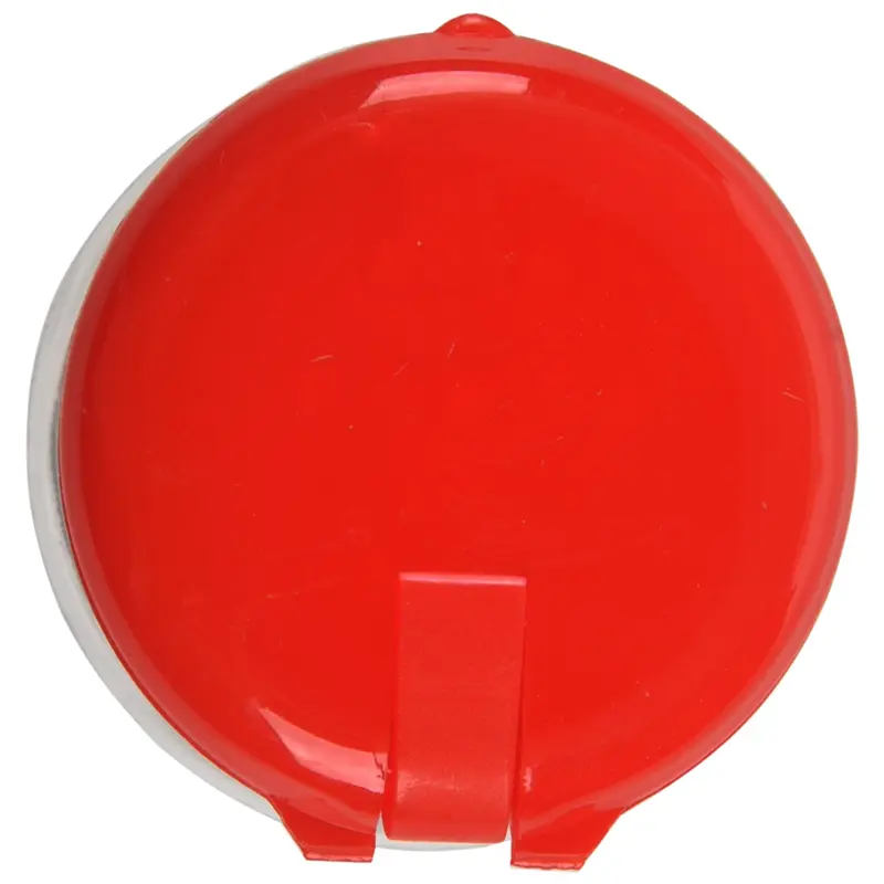 HGHO 96 Pcs Plastic Spice Salt Pepper Shakers Seasoning Jar Can Barbecue Condiment Jar Bottles Cruet Container Box(Red)