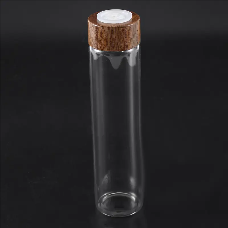 HGHO 12PCS Coffee Bean Storage Tubes Coffee Bean Cellar Wooden Display Stand And Funnel Espresso Accessories Parts