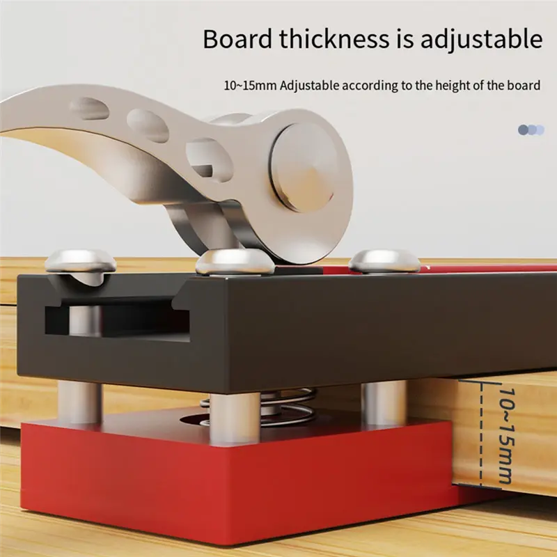HGHO 2Pc Wall Panel Install Tool Precision Gecko Gauge Aluminum Adjustable Stepped Board Install Jig,Metric Inch Double Scale