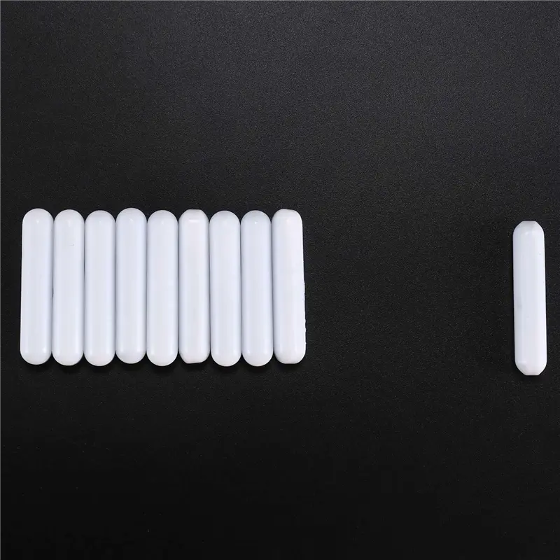 HGHO 40 Pieces PTFE Magnetic Stirrer Mixer Stir Bar Laboratory Bar Stir Plate Magnet Stir Rod Magnetic (8X40mm)