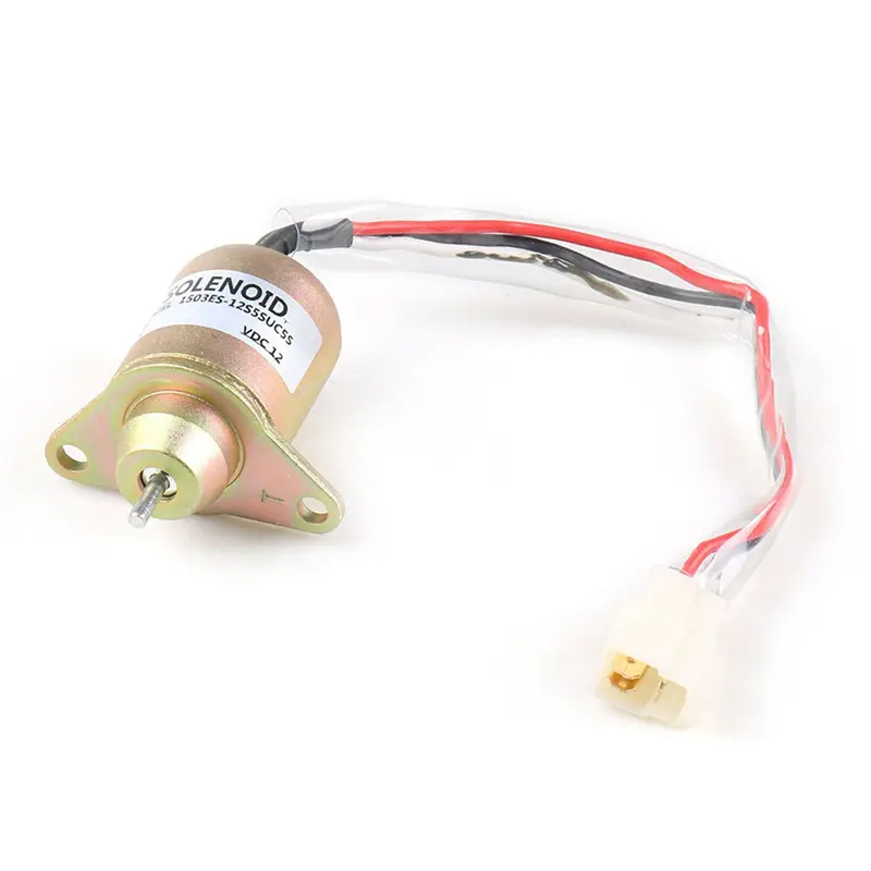 HGHO 5X 12V Engine Fuel Shut Off Solenoid Valve Shutdown For Yanmar 119653-77950