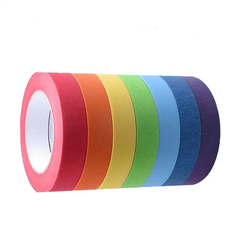 HGHO Colored Masking Tape,Colored Painters Tape For Arts And Crafts,Drafting Tape,Craft Tape Tape Paper Tapecolorful Tape