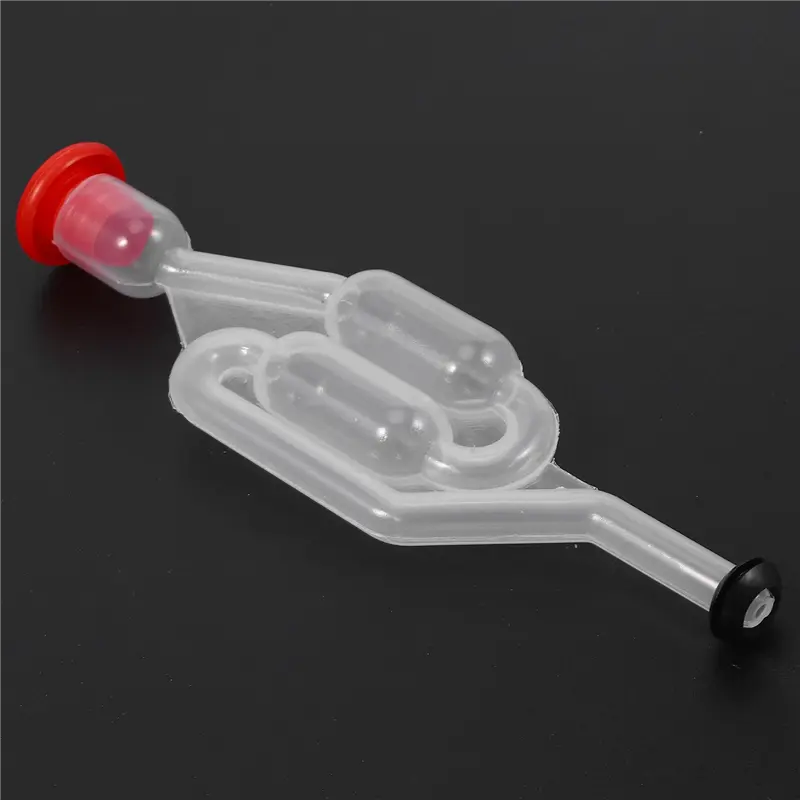 HGHO 30Pcs Wine Beer Fermentation Check Valve Water Seal Airlock Home Winemaking Exhaust Valve Fermenter Yeast Homebrew Tools
