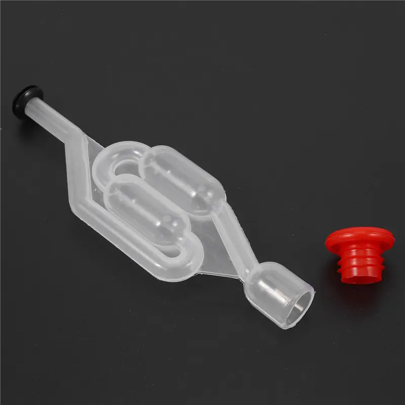 HGHO 30Pcs Wine Beer Fermentation Check Valve Water Seal Airlock Home Winemaking Exhaust Valve Fermenter Yeast Homebrew Tools