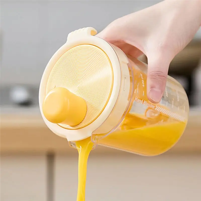 HGHO Manual Salad Dressing Mixer With Egg Separator - Multi-Function Kitchen Gadget For Dressings, Sauces, And Oils