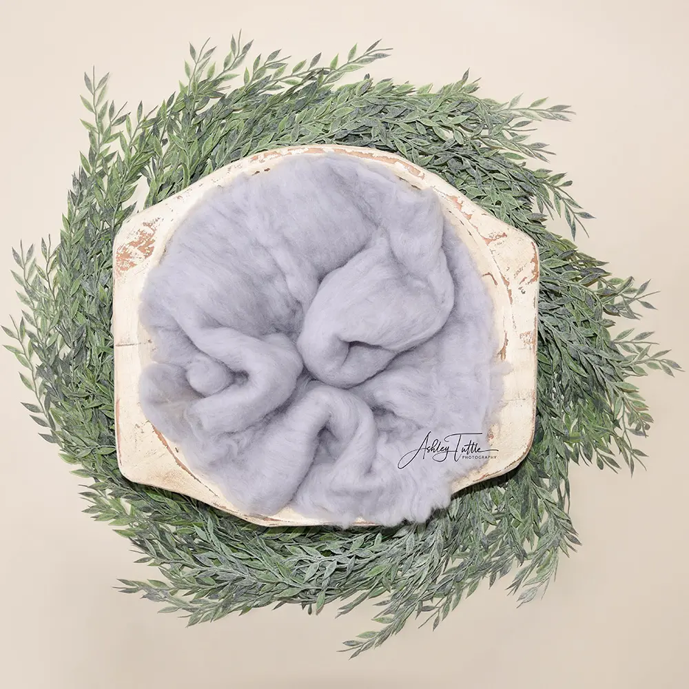 Don&Judy Newborn Photography Props Handmade Wool Soft Blanket Baby Basket Stuffer Filler Infant Photo Shoot Fotografia Accessory