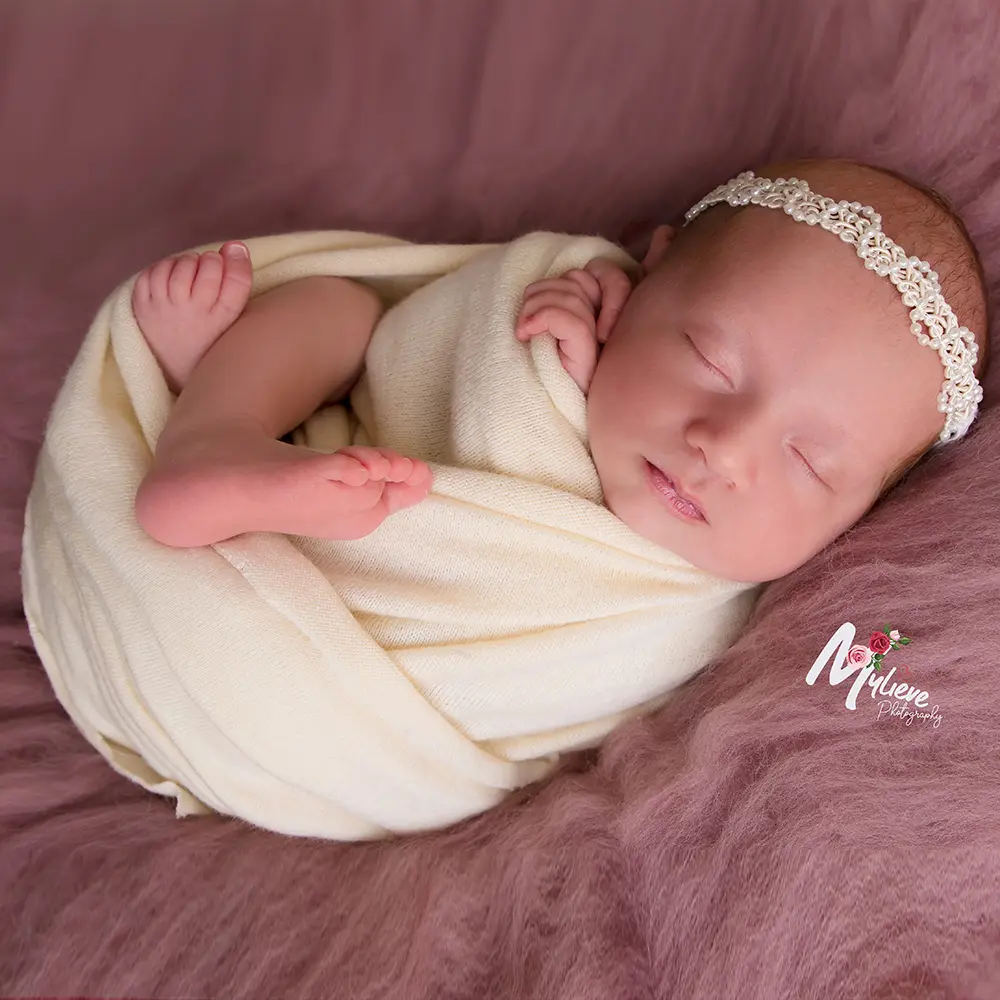 Don&Judy Newborn Photography Props Handmade Wool Soft Blanket Baby Basket Stuffer Filler Infant Photo Shoot Fotografia Accessory
