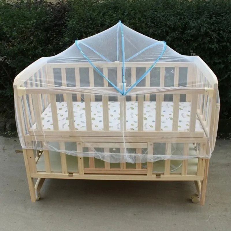 M76C Soft & Comfortable Toddler Bed Net Cotton Net Dust Proof Indoor Bed Tent Multifunctional Sleep Solution for Boy Girls