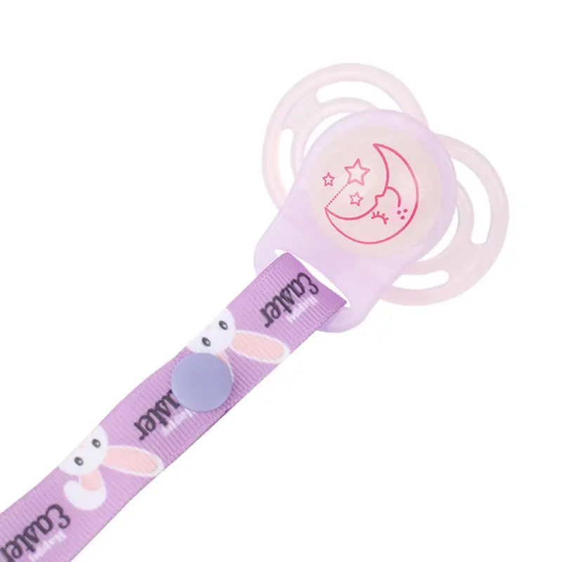 Baby Pacifier Chain with Holder Clip Adapter for MAM Rings Soother Leash Strap