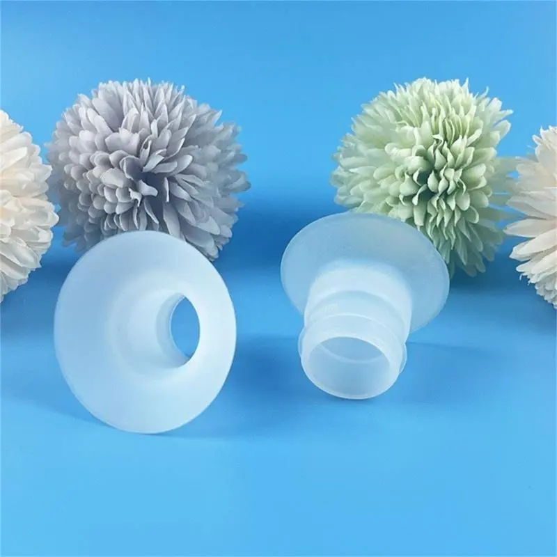 17/19/21/24mm Breast Pump Funnel Inserts Plug-in Different Caliber Size Converter Small Nipple Horn Adapter Breast Pumps parts