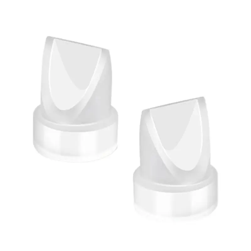 Electric Breast Pump Replacement Accessory Diaphragm Duckbill Valves Connector Soft Food-Grade Silicone for Wearable Breast Pump