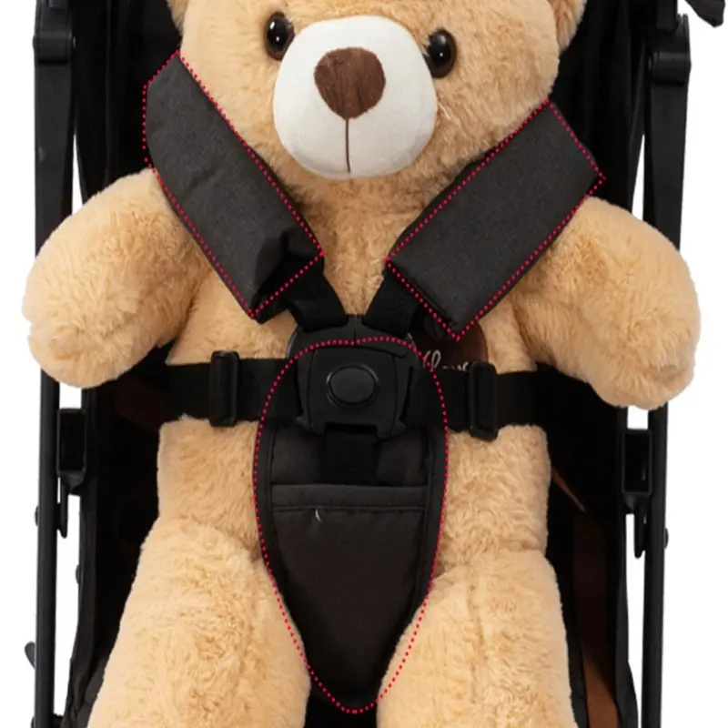 2pcs Baby Child Car Seat Belt Stroller Shoulder strap Cover Protector Crotch pad Cover for Universal Children's Products