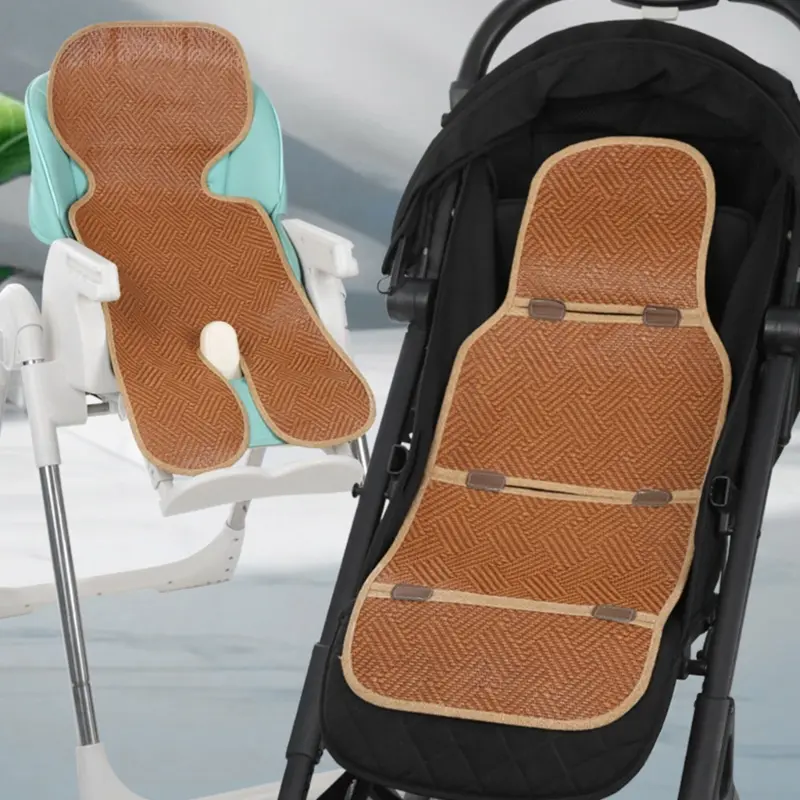 Comfortable Baby Stroller Pad breathable Rattan seat cushion summer cool Seat Cushion Child Cart Seat Mat Kids Pushchair Cushion