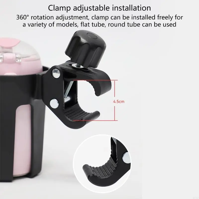 Baby Stroller Cup Holder Rack Children Bicycle Cart Bottle Rack Kids Bicycle Milk Water Pushchair Carriage Stroller Accessories