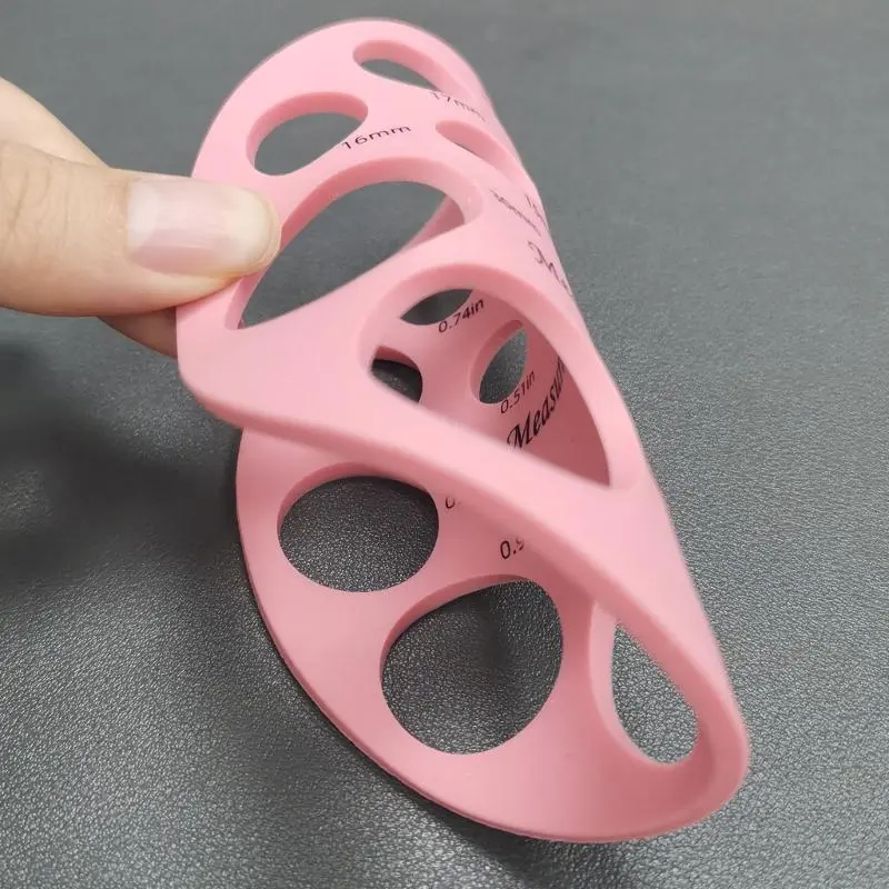 Silicone Double Sides Nipple Measuring Ruler Tool Efficient Breast Pump Feeding Supply Breastpump Accessories for New Mothe Baby