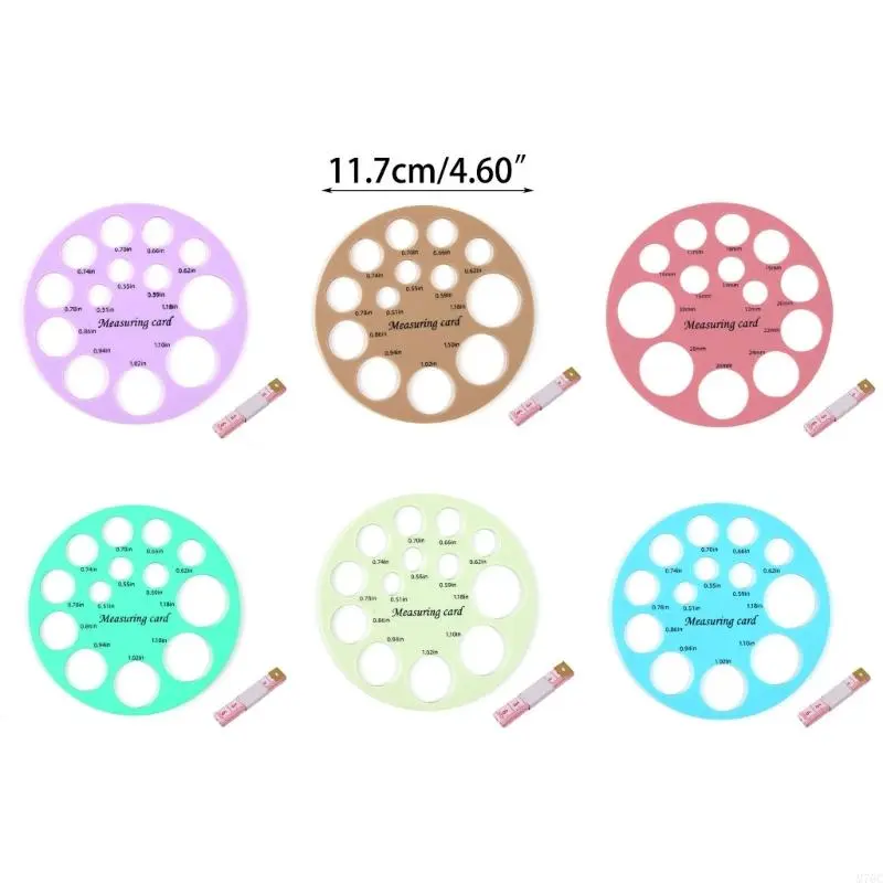 Silicone Double Sides Nipple Measuring Ruler Tool Efficient Breast Pump Feeding Supply Breastpump Accessories for New Mothe Baby