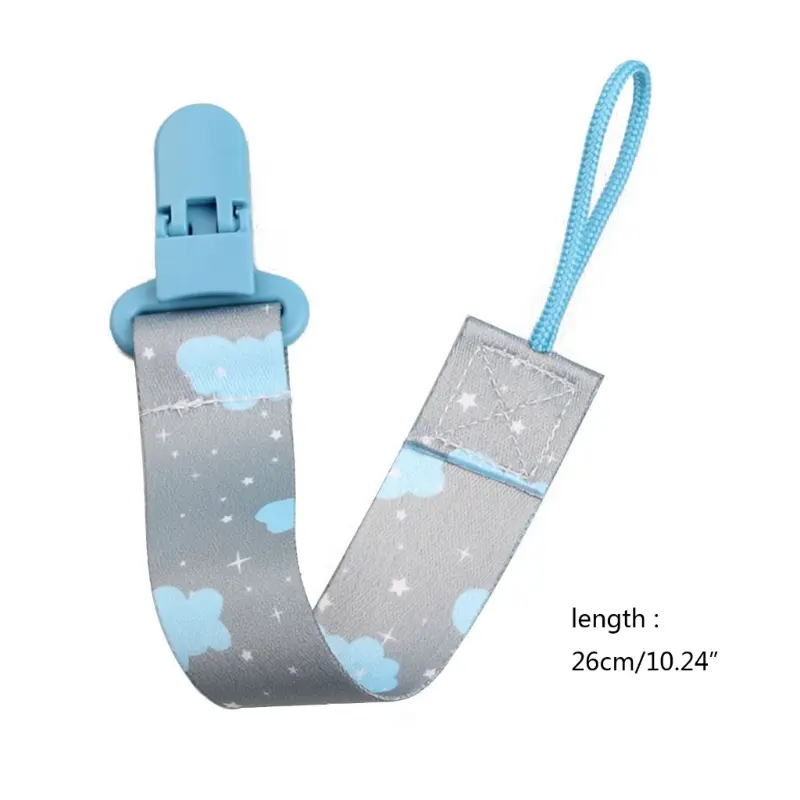 Baby Pacifier Clip Pacifier Anti-lost Chain Dummy Clip Nipple Holder Soft Cartoon Children Kids Pacifier Soother Holder