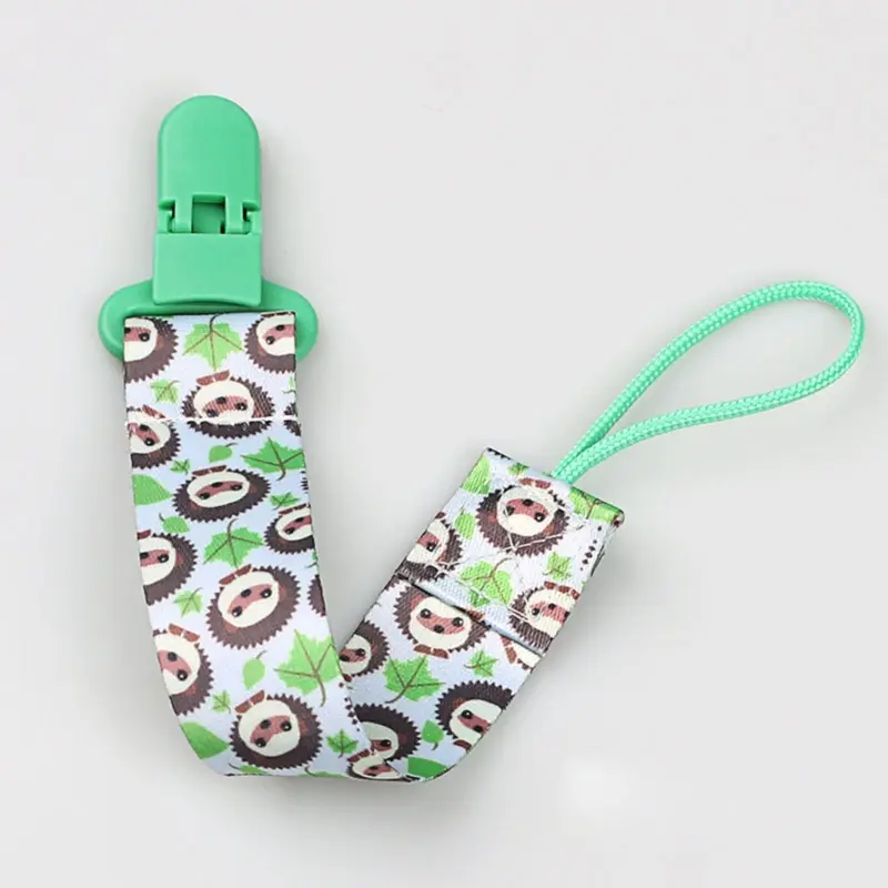 Baby Pacifier Clip Pacifier Anti-lost Chain Dummy Clip Nipple Holder Soft Cartoon Children Kids Pacifier Soother Holder