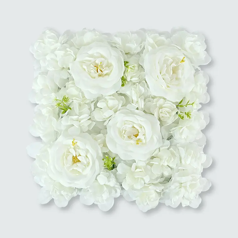 Wedding Artificial Hydrangea Rose Dahlia Flower Wall Panels Bouquet Wedding Party Home Venue Decorations
