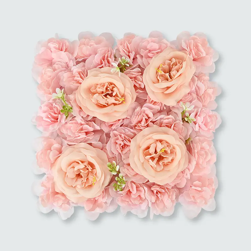 Wedding Artificial Hydrangea Rose Dahlia Flower Wall Panels Bouquet Wedding Party Home Venue Decorations