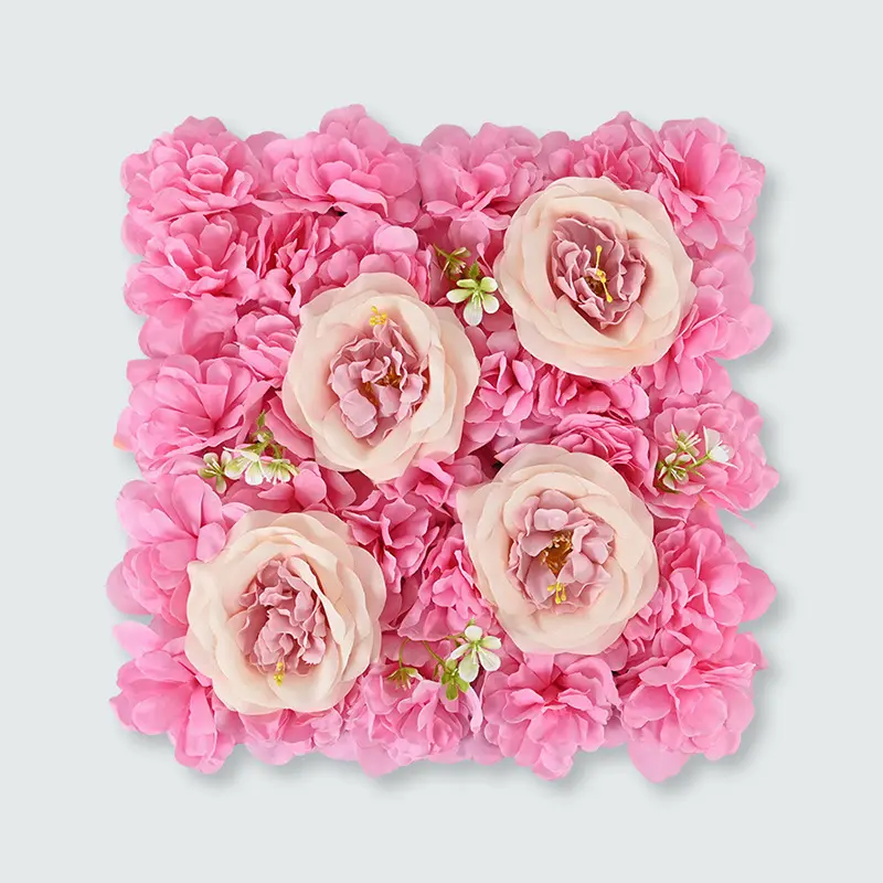 Wedding Artificial Hydrangea Rose Dahlia Flower Wall Panels Bouquet Wedding Party Home Venue Decorations