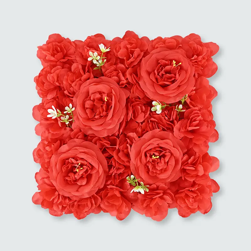 Wedding Artificial Hydrangea Rose Dahlia Flower Wall Panels Bouquet Wedding Party Home Venue Decorations