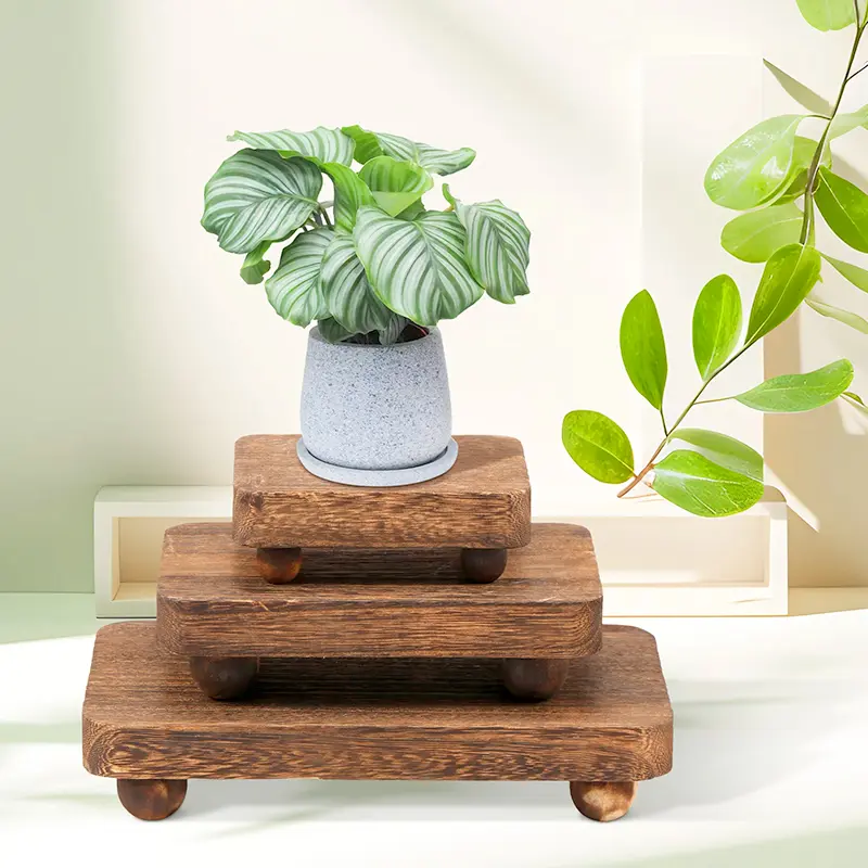 1PC Wooden Tray Rectangular Plate Fruit Snacks Food Storage Trays Hotel Home Serving Tray Decorate Supplies