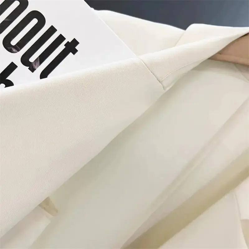New Korean Summer Blazer Women Fashion Short Sleeve High Casual Temperament Suit  Light Casual Ladies Office Blazers Outwear