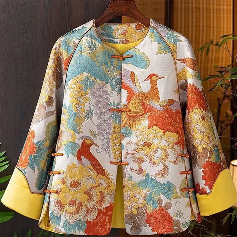 2025 New Jacket Women Retro Women's Spring  Autumn Comfortable Soft  High-end Temperament Loose Ladies Short Jacket Outwear