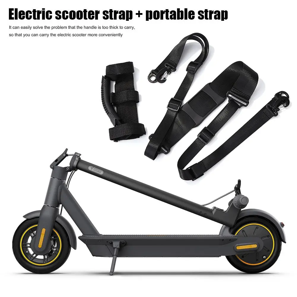 Nylon Electric Scooter Hand Carrying Handle Shoulder Strap E-scooter Parts for Xiaomi M365 Pro 2 Ninebot ES1 ES2 ES3 ES4