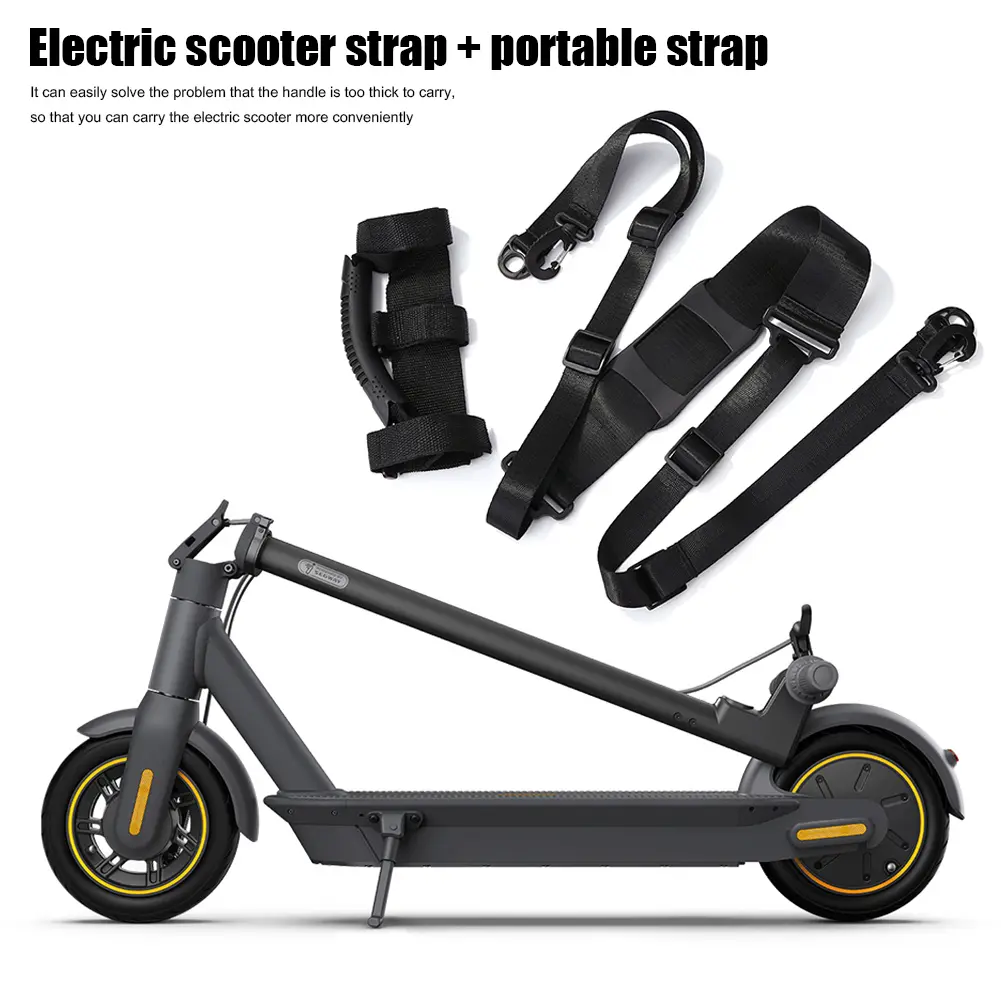 Nylon Electric Scooter Hand Carrying Handle Shoulder Strap E-scooter Parts for Xiaomi M365 Pro 2 Ninebot ES1 ES2 ES3 ES4