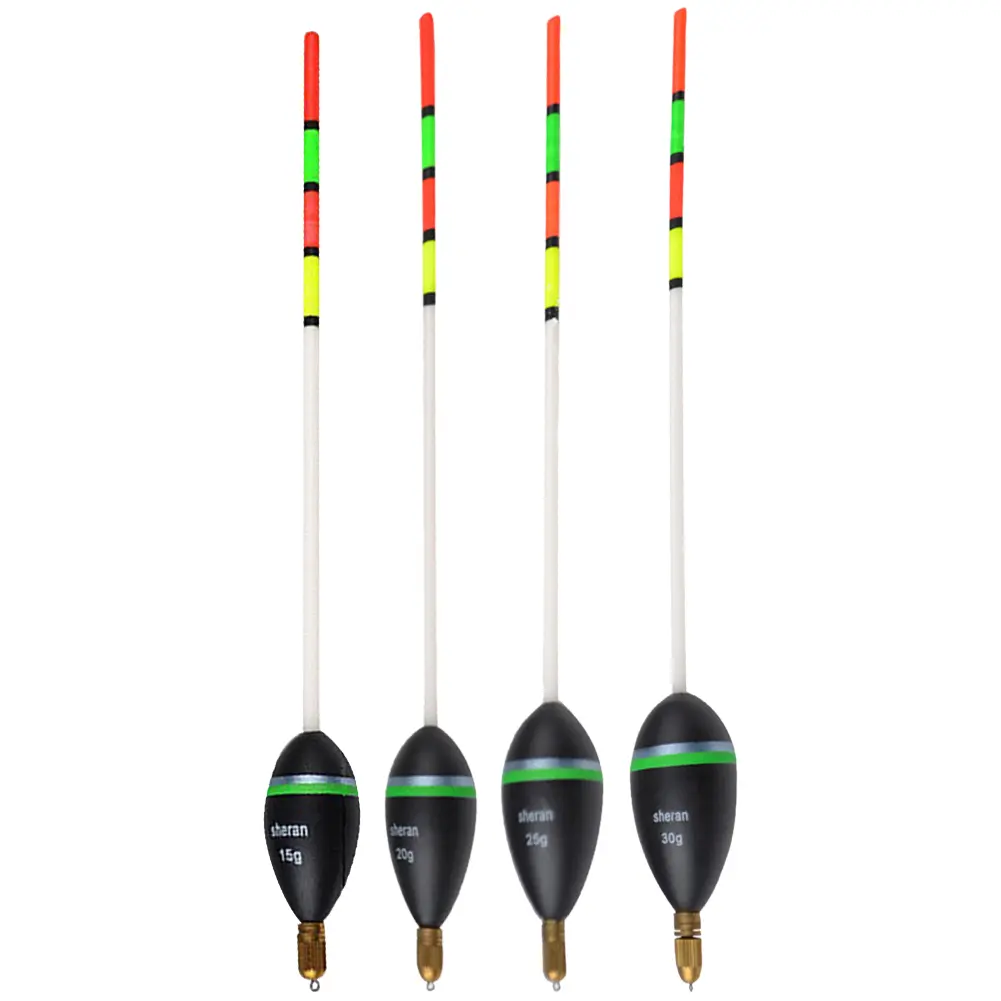 Fishing Float 15g 20g 25g 30g Vertical Buoy Balsa Wood Carp Tackle Wood Long Tail Fishing Float Outdoor Fishing Gear Accessories