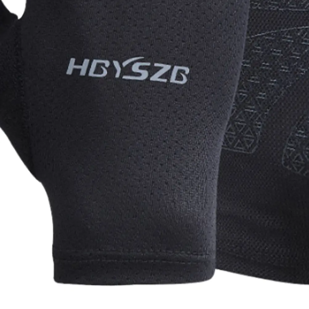 Half Finger Gloves Breathable Summer Cycling Gloves Reflective Sports Short Gloves Bicycle Hiking Gloves for Outdoor Sports