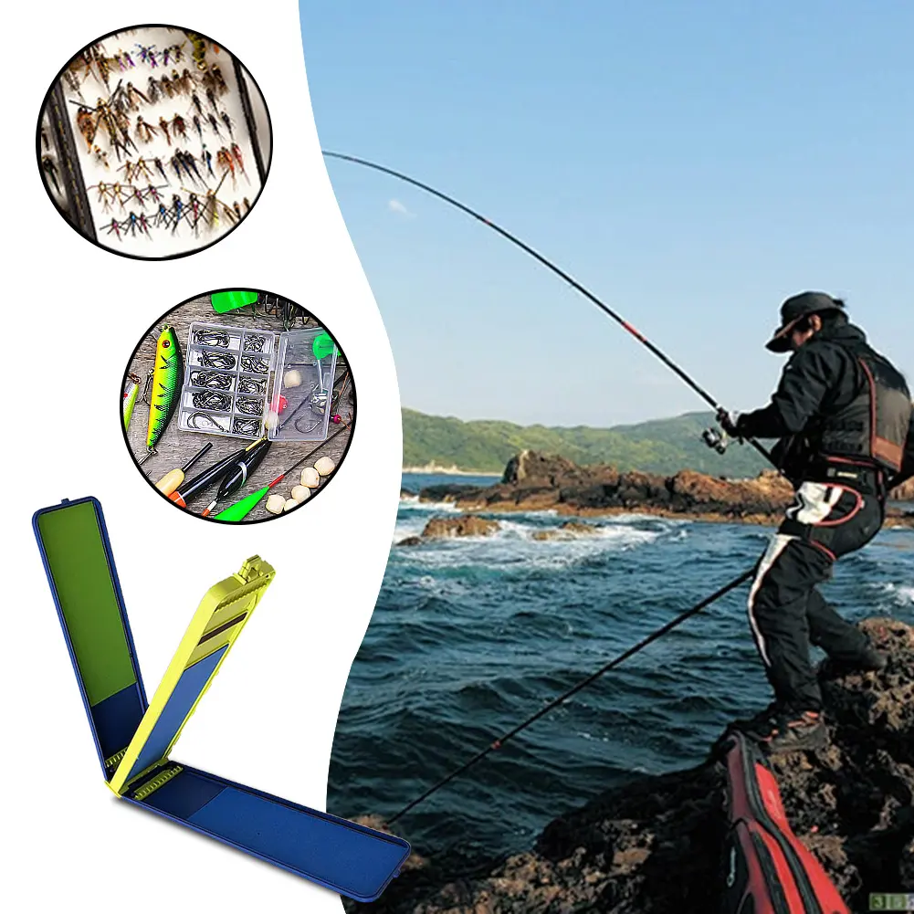 Fishing Tackle Box Portable Fishing Lure Box Multi Layer Fishing Tackles Container Multifunctional with Buckle Fishing Equipment