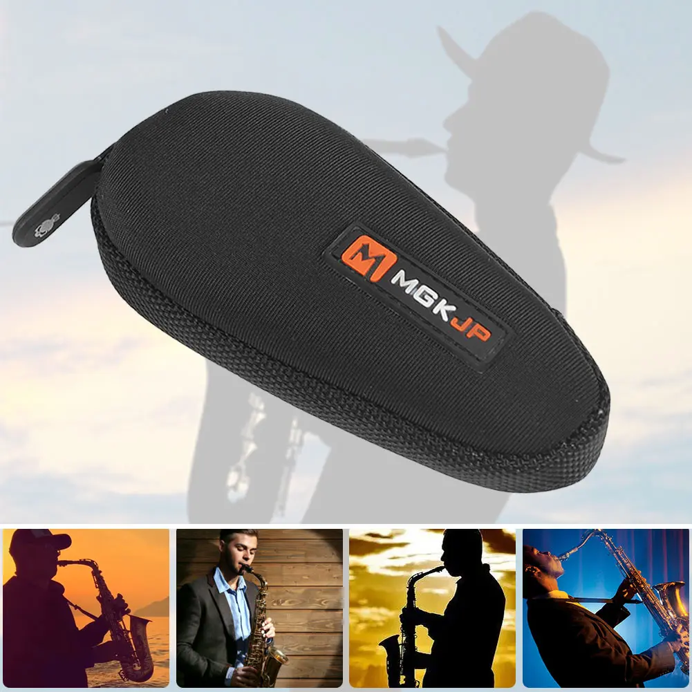 Saxophone Mouthpiece Pouch Clarinet Pouch Clarinet Case Soft Sax Pouch Bag Double Layer Fashion Design for Clarinet Sax