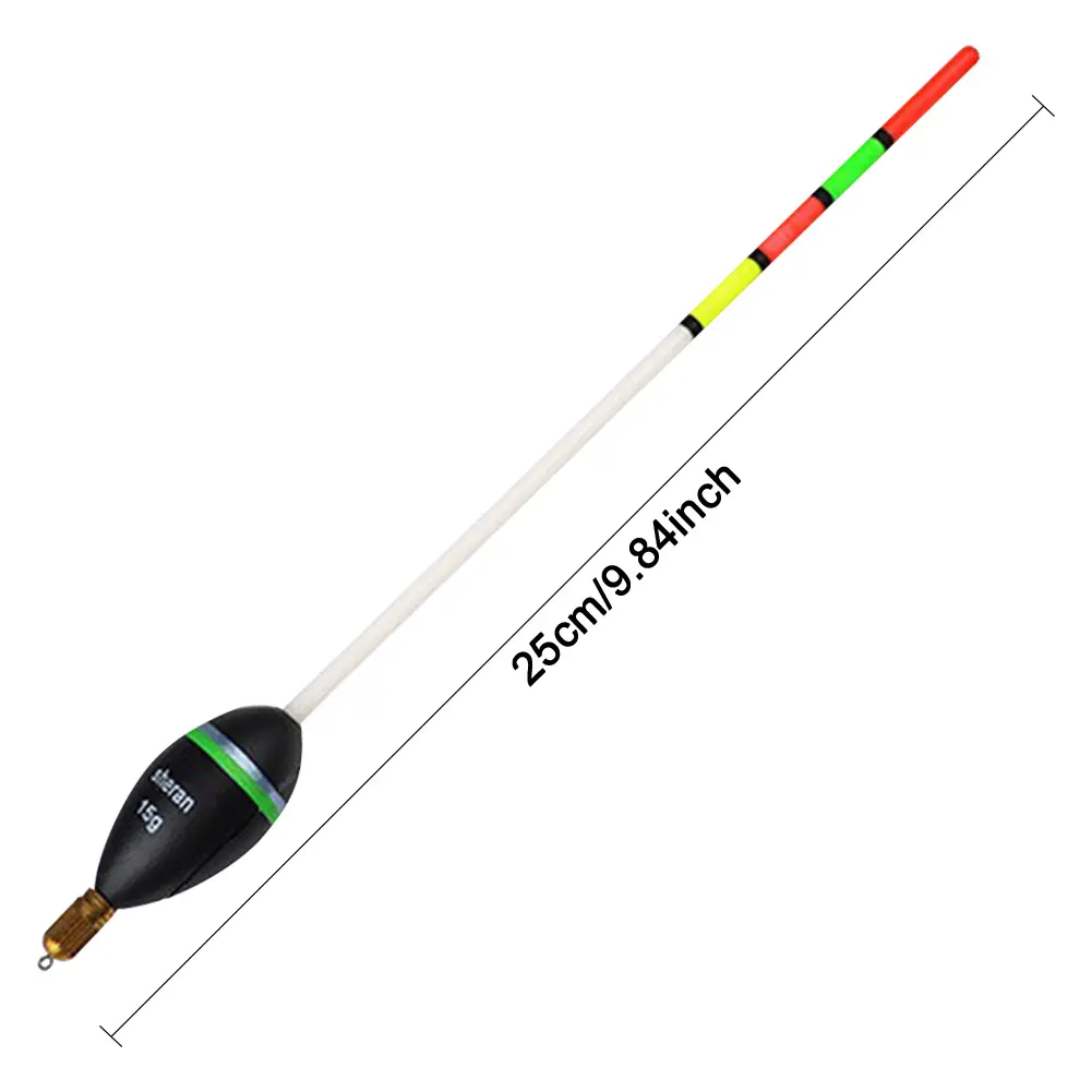 Fishing Float 15g 20g 25g 30g Vertical Buoy Balsa Wood Carp Tackle Wood Long Tail Fishing Float Outdoor Fishing Gear Accessories