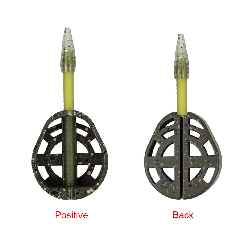25g/35g Thrower Bait Plumb Zinc Alloy Carp Fishing Bait Holder Quick Release Carp Fishing Bait Basket Feeder Fishing Tackle Tool