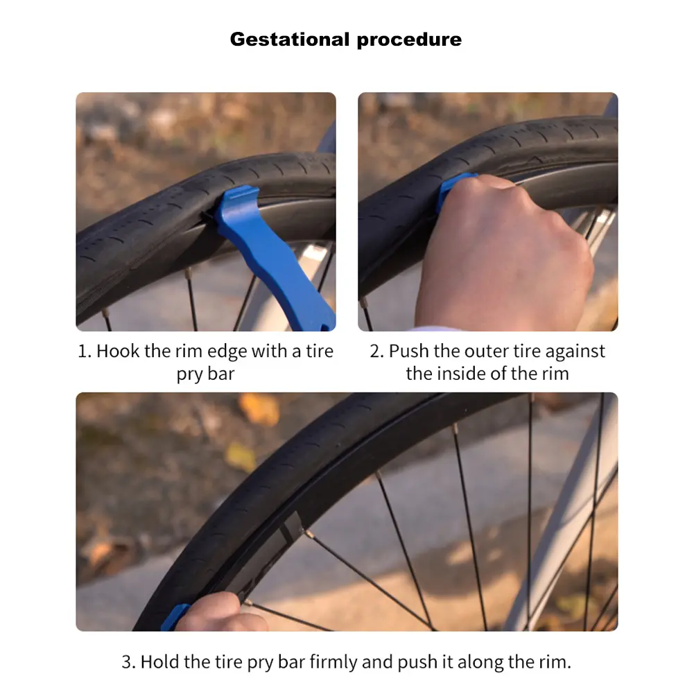 Bicycle Tyre Lever Anti-Slip MTB Bike Tire Repair Lever Multifunctional Cycling Tire Lever Pry Bar Outdoor Bike Repair Tool
