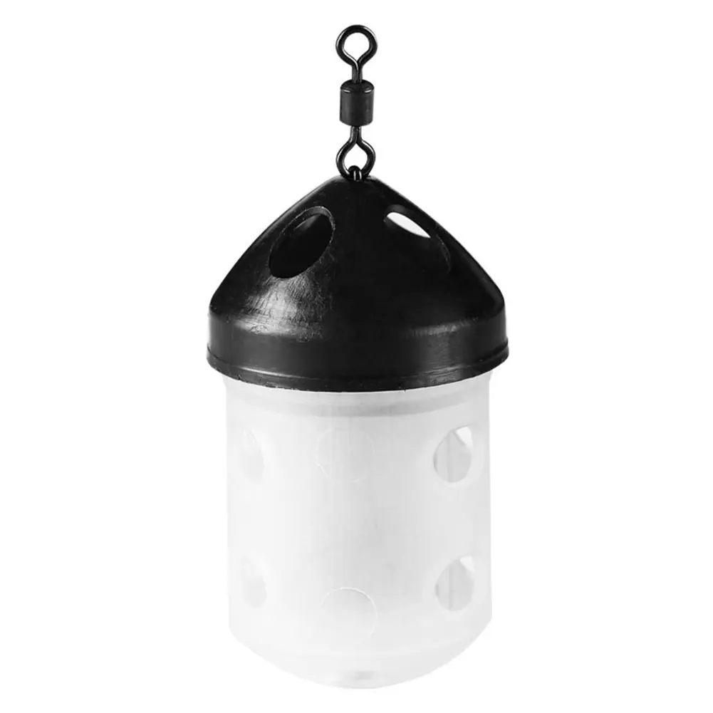 Bait Cage with Sinker Weight Fishing Feeder Cage Hollow Out Fishing Feeder Basket Maggot Bait Feeder Cage Carp Fishing Tackle