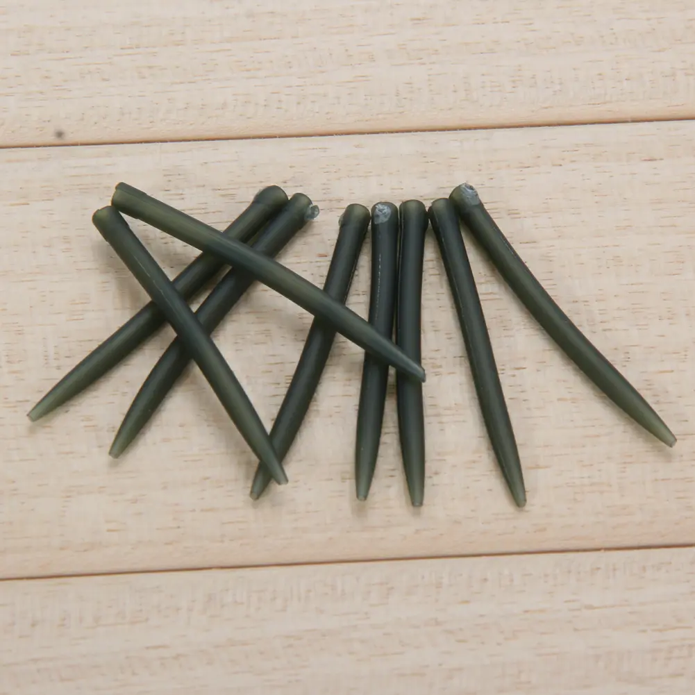 30Pcs Fishing Rubber Tubes 5.3cm Terminal Carp Fishing Sleeves Lightweight Carp Fishing Tube Sleeves Fishing Tackles