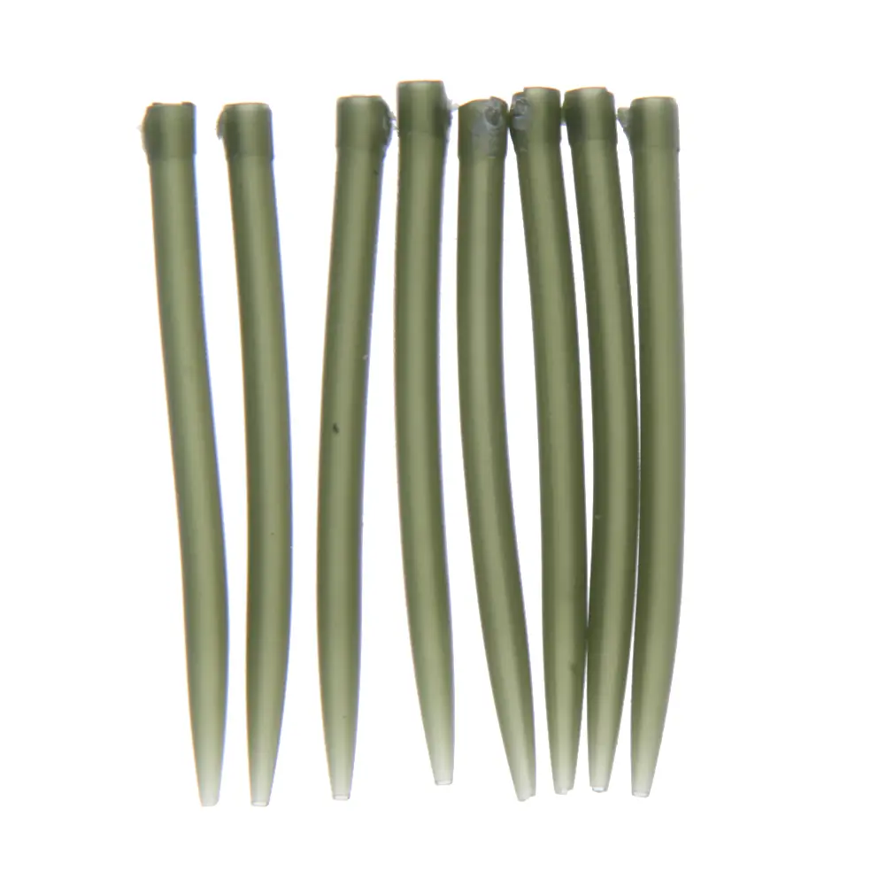 30Pcs Fishing Rubber Tubes 5.3cm Terminal Carp Fishing Sleeves Lightweight Carp Fishing Tube Sleeves Fishing Tackles