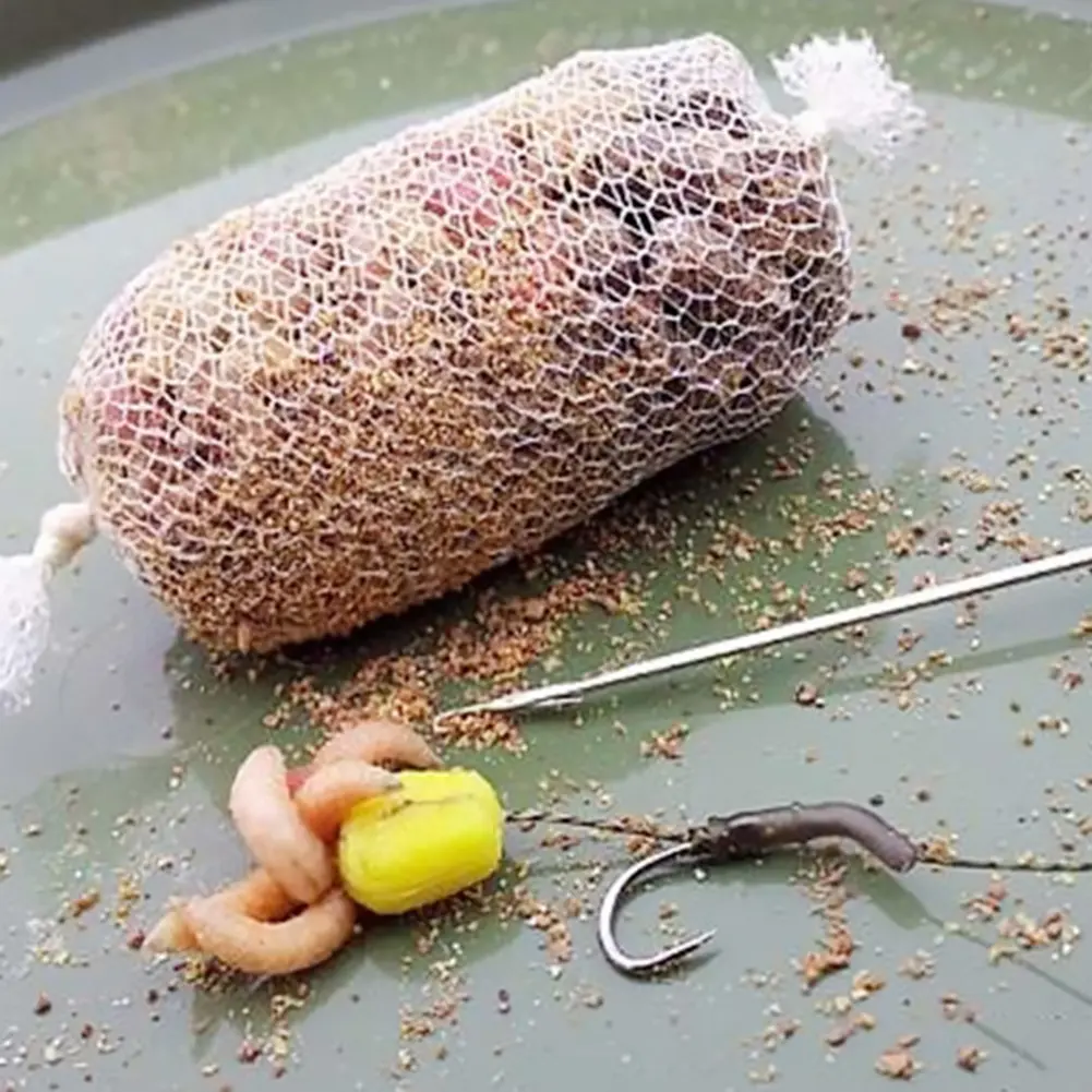 PVA Water Dissolving Fishing Mesh 5M Carp Fishing Feeder Trap Bait Bag Net for Outdoor Fish Tackle Tool Equipment