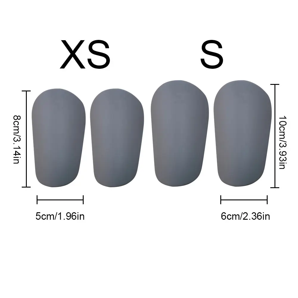 2Pcs Mini Football Shin Pad Soccer Training Shank Board Wear-resistant Extra Small Shin Pad Lightweight for Soccer Training