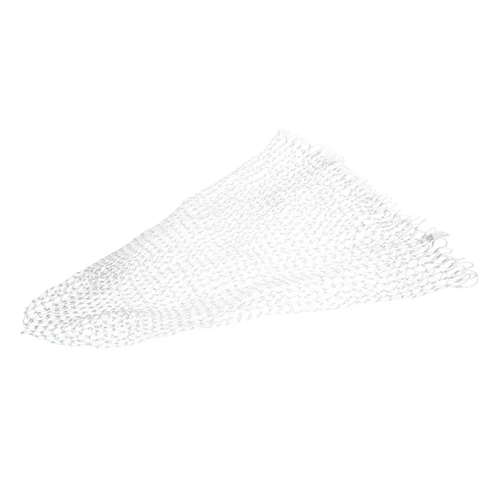 Nylon Mesh Hole Folding Dip Net Outdoor Transparent Fish Line Hand Woven Fishing Net Cage Outdoor Fishing Accessories